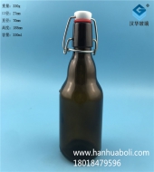 330ml茶色玻璃卡扣啤酒瓶