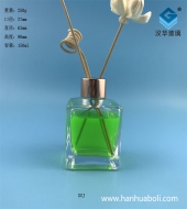 150ml丝口正方形香薰玻璃分装瓶
